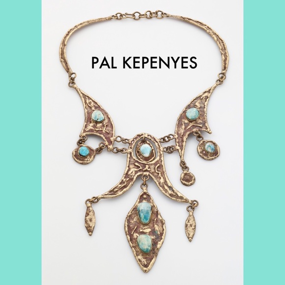 Pal Kepenyes Jewelry - PAL KEPENYES Surrealist Brutalist Necklace Pal Kepenyes Jewelry - PAL KEPENYES Surrealist Brutalist Necklace